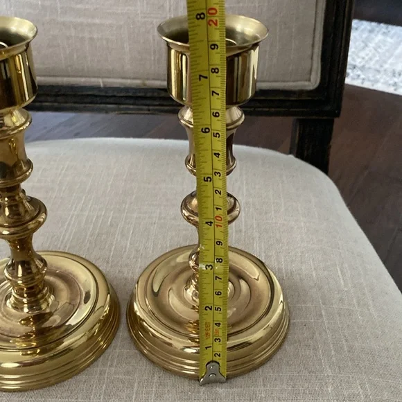 Baldwin brass Candle Holders 7.5” - Picture 6 of 7